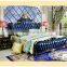 High Luxury European Antique Wood Bed Frame King Size Bedroom Furniture