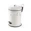 Roman kitchen stainless steel trash can foot pedal silent lid waste bin