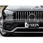 Auto Accessories parts for benz GLS X167 facelift GLS63 AMG model with grille front bumper rear bumper rear spoiler