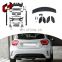 CH Factory Selling Rear Diffusers Seamless Combination Carbon Fiber Exhaust Grille Body Kit For Mercedes-Benz A Class W176 13-15