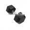 TEZEWA Gym Hex Dumbbell Pair Set Commercial Household Hexagonal Fixed Design