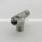 Pipe Fittings Female Tee with Copper Thread Types Pipe Connector Stainless Steel Tee