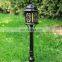 Antique lantern top multi-holder high pole light garden post lamp