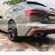 Rear Bumper Diffuser Lip Rear Diffuser Spoiler Lip for AUDI A6 2016-2018 upgrade to RS6 2016-2018