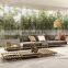 italian new outdoor luxury garden modern rattan furniture stock for restaurant