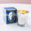 OEM Private Label Electroplate Jar Scented Soy Wax Strong Scent Luxury Aromatherapy Scented Candles Gift Box