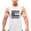 New Style Wholesale Price Men Cotton Sexy Gym Tank Top t shirt Fitness Gym Singlets for men