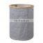 Portable Fabric Laundry Storage Basket Round Foldable Large Bamboo Dirty Clothes Organizer Baskets