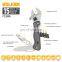 New Outdoor Multi-functional Board Hand Camping Combination Multi-purpose Tool with Knife and Flashlight Screwdriver Head
