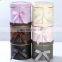 recyclable round flower box with pvc windows  customized shape and size gift box
