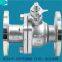 X4 4W-10P Stainless Steel Tee Flanged Plug Valve