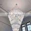 Modern Indoor Decoration Pendant Light Villa Hotel Lobby Custom Crystal Luxury Ceiling Chandelier