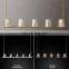 Copper Industrial Style Glass Lampshade Chandelier Ceiling Light Fixture For Living Dining Room Bedroom Kitchen Island Foyer