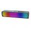 New Arrival RGB Light Speaker Bar Good Bass Computer Gaming Detachable Soundbar Floating Speaker