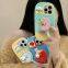 Retractable Stand Rotating Racket Protective Shockproof Mobile Phone Accessories Cover Case For iPhone 14 15 Pro 16 Pro max