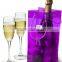 Champagne Ice Bucket, Plastic Ice Bag for Wine