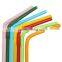 Colorful plastic drinking straw for party straight flexible pp straw