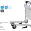 3 Wheel OEM Stainless Steel Baggage Airport Carts Airport Trolleys