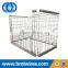 Warehouse welding stacking steel pallet cage