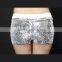 Wholesale hip-hop jazz dance costume Sexy hot pants for Girl Silver Clubwear Hot Short Pants