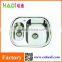 small double bowl kitchen apron sinks stainless steel kitchen sink HD6049D