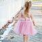 Wholesale Stylish Pink Sequin Girls Dress Chirstmas Party Dress For Gals