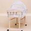 Solid Wood Baby Cradle with wheels