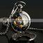 Black Skeleton Pocket Watch WP118
