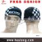 Healong sport black and white sublimation ski toboggan cap