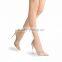 Fashion Leather and Mesh Collage Patent Leather Piping Blade Heel Shoes Women