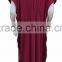 Milk Silk Square Abaya Stylish Muslim Women's Dress With Embroidery on Two Side