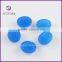 2015 new product oval synthetic flat back cabochon blue gemstone