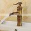 brass antique basin faucet