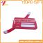 Red colors Silicone Luggage Tag/PVC Baggage Tags with custom design logo