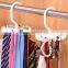Creative Twirling Tie Rack, Rotating Plastic Scarf/ Bag Hook