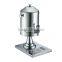 Hot and cold milk tea dispenser, insulated beverage dispenser 8L*3