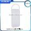 Multifuction dual usb outputs real capacity powerbank with built in cable
