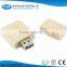 wholesale square laser engraved walnut wood USB Flash drive