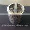 bright brown mosaic glass bathroom accessory set,soap dish