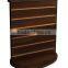 Professional MDF Slatwall countertop rotating battery display stand
