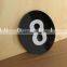 Acrylic Plastic plates with numbers and stickers for restaurant and stores