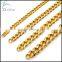 New Charm Gold Stainless Steel Mens Curb Cuban Necklace Bracelet