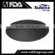 25 * 20 Inch Black Oval Polyethylene Non Slip Service Tray