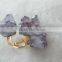 Top quality hot sell 925 sterling silver pink gemstone ring