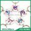 China Supplier advertising baseball soccer golf printed metal keychain