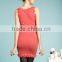 Silk Fabric Women Classic Slim Fit Tank Bodycon Mini Tee Dress