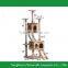 XinYou Beige Pet Cat Tree Condo Cat Furniture With Natural Sisal Rope