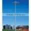 LED high mast light Led street light with Q235 galvanized steel poles