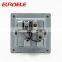 British standard white PC panel 15A wall switch with indicator light