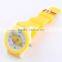 Fashion colors silicon teenagers watch 2015